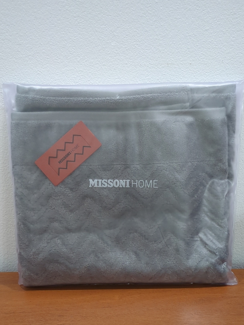 Missoni Home Rex 32 Bath Mat Light Gray NEW